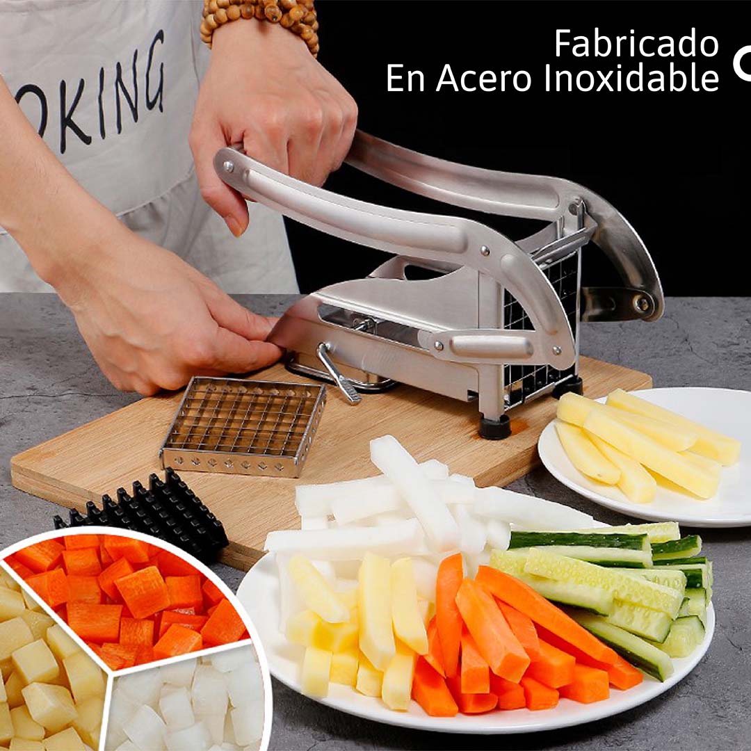 Cortadora de Patatas Multifunción de Acero Inoxidable: La Mejor Opción para Tu Cocina  | Womba Store