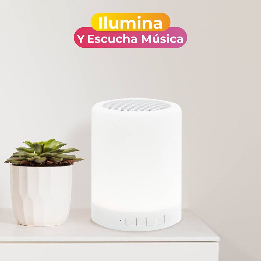 Bocina Touch Con Luz Led - Womba Store