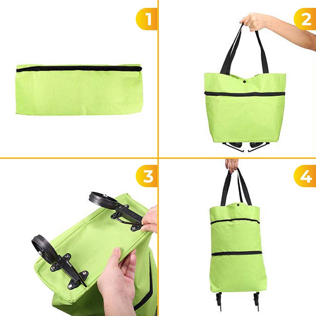 Bolsa Con Ruedas Plegable Portátil - Womba Store